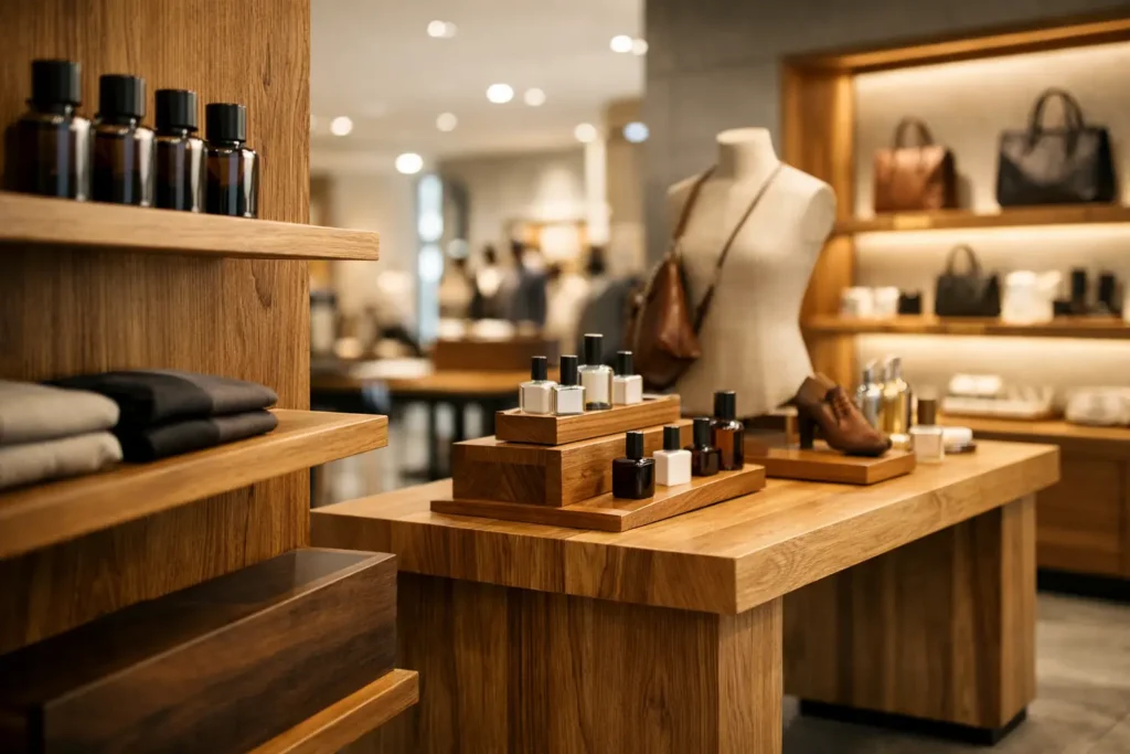 Custom Woodwork for Brand Displays That Sell