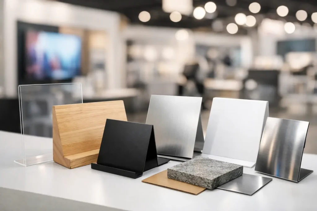 Best Materials for Display Stands That Perform