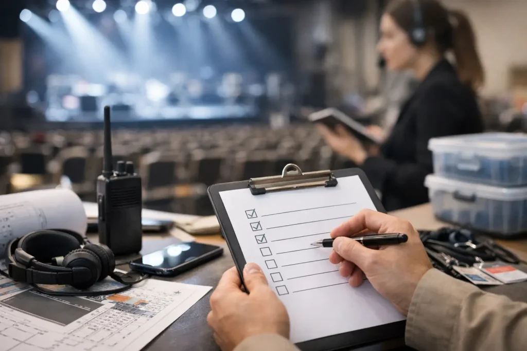 Event Logistics Checklist That Prevents Chaos