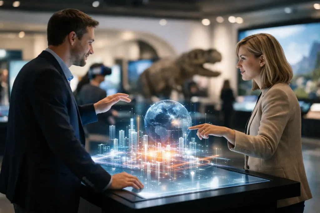 The Future of Exhibition Technology Is Physical